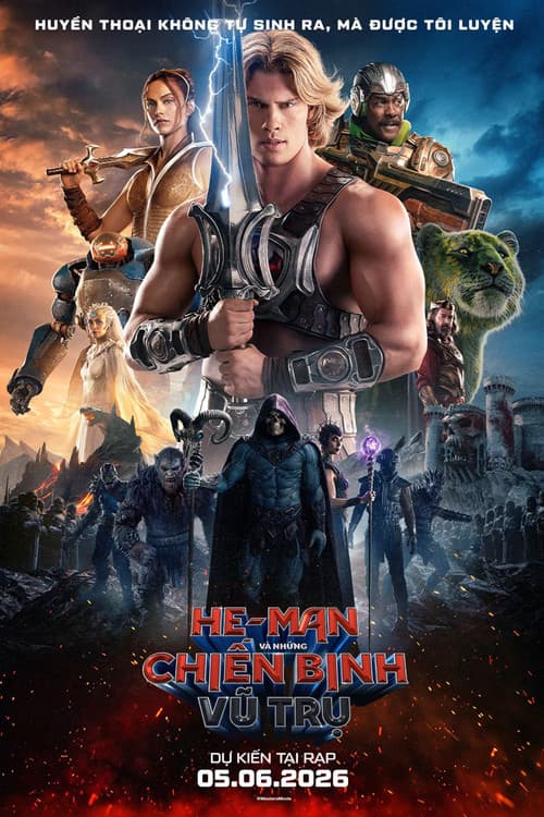Poster phim He-Man và Những Chiến Binh Vũ Trụ (2026)