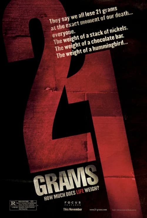 Poster phim 21 Gram (2003)