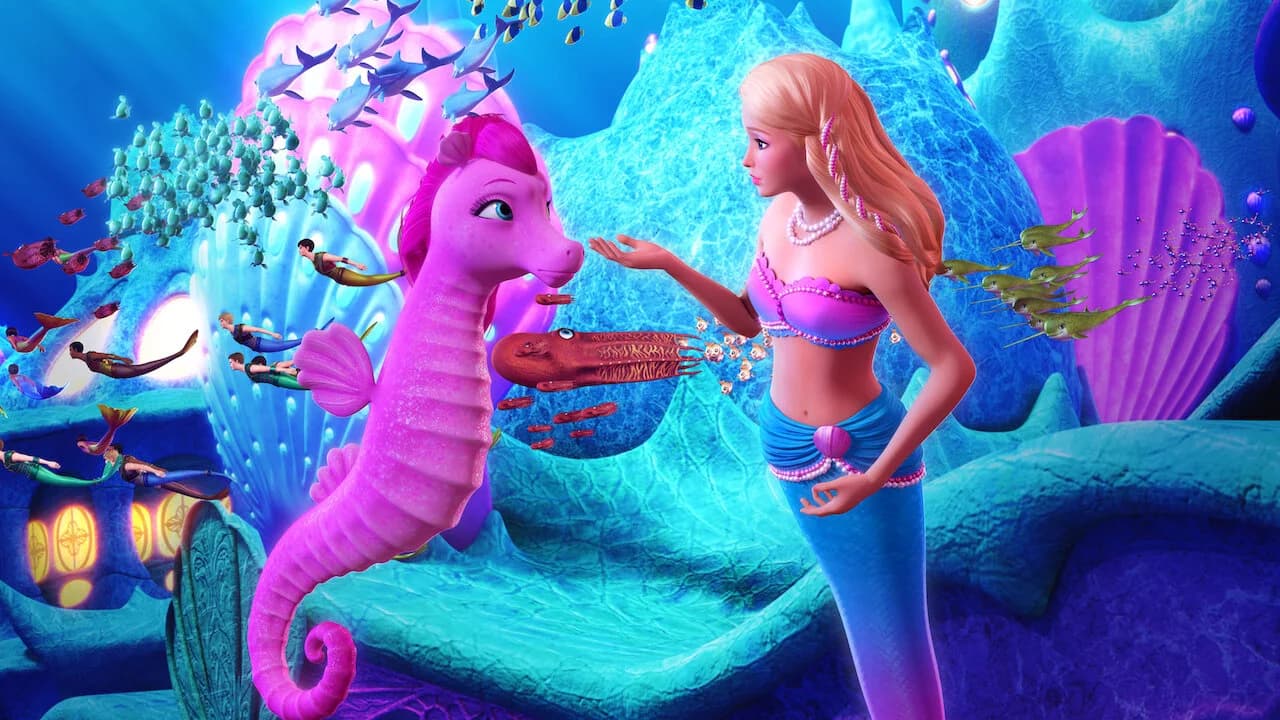 Backdrop phim Barbie: Công chúa ngọc trai