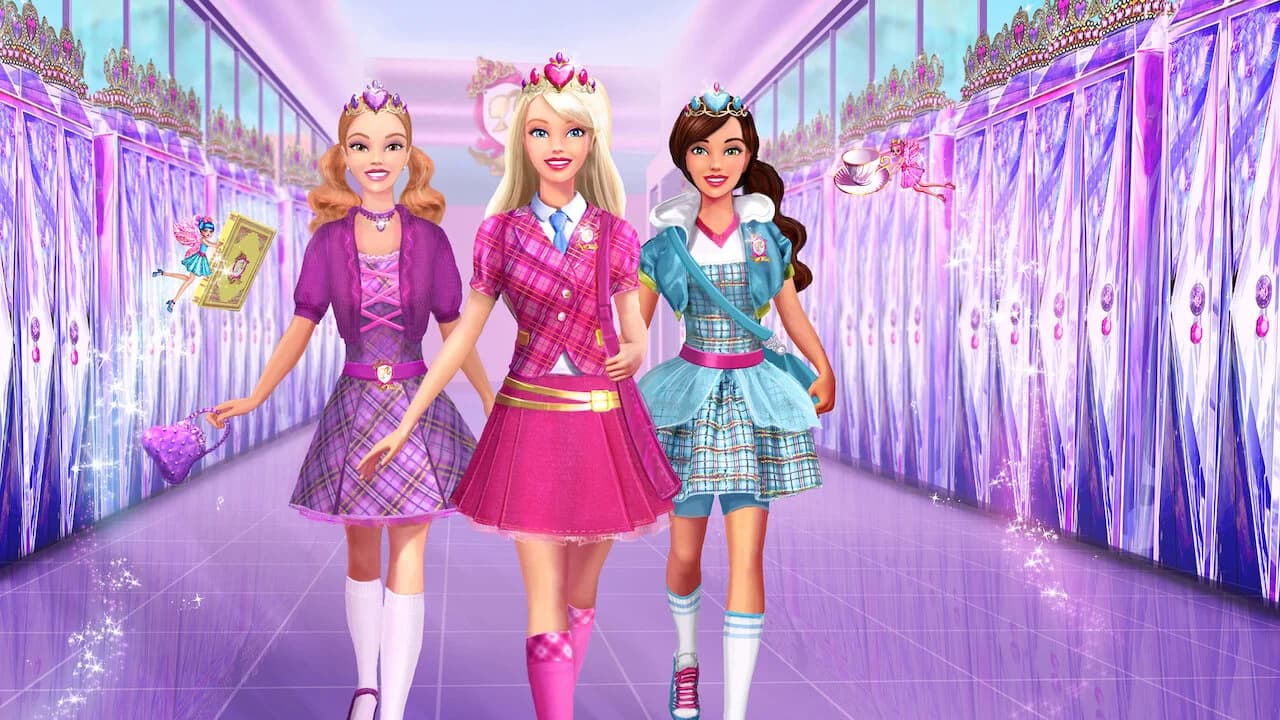 Backdrop phim Barbie: Princess Charm School