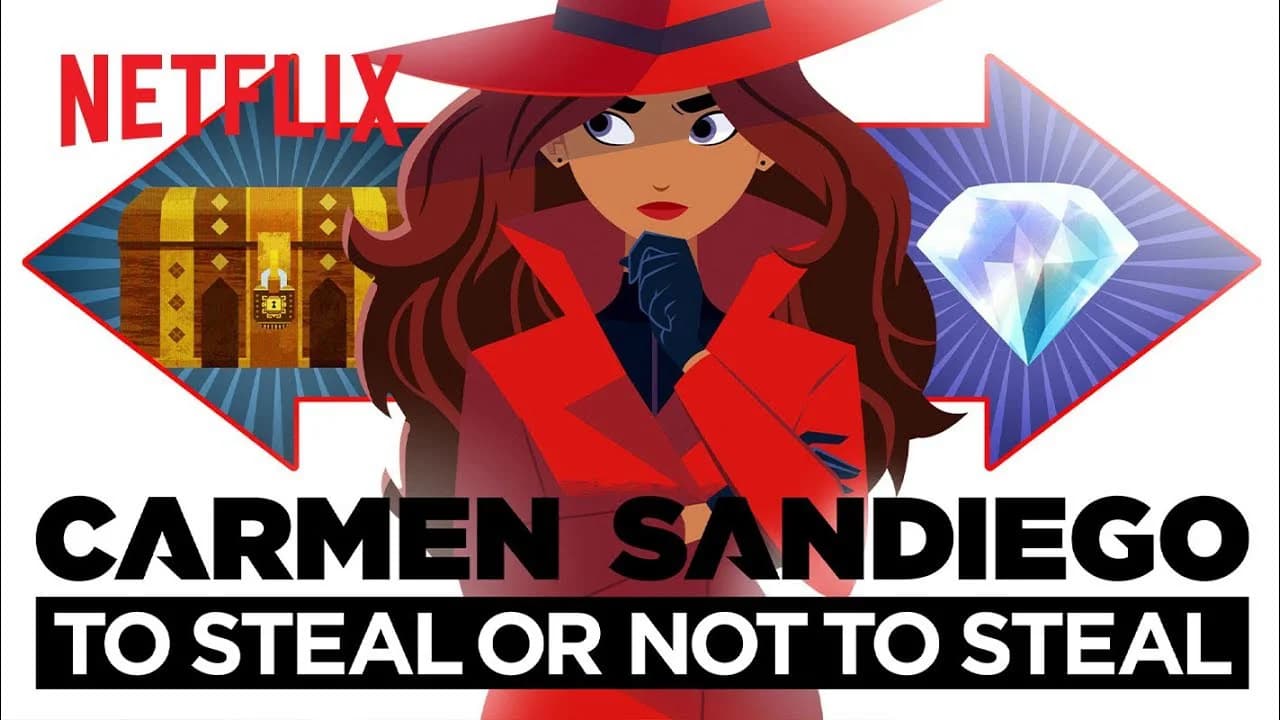 Backdrop phim Carmen Sandiego: Trộm hay không trộm
