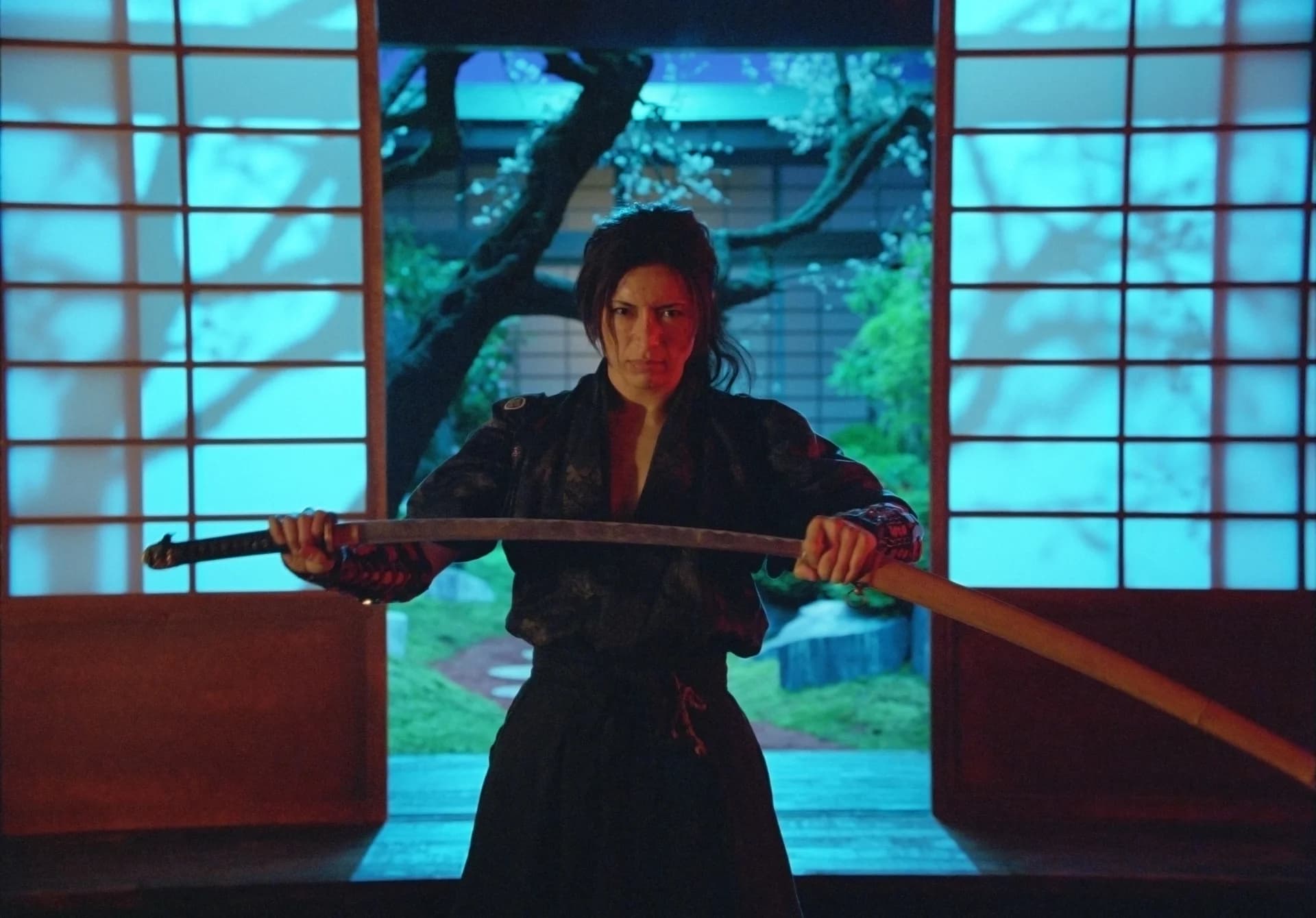 Backdrop phim Chàng Cao Bồi Và Samurai