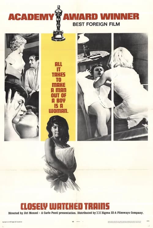 Poster phim Closely Watched Trains (1966)