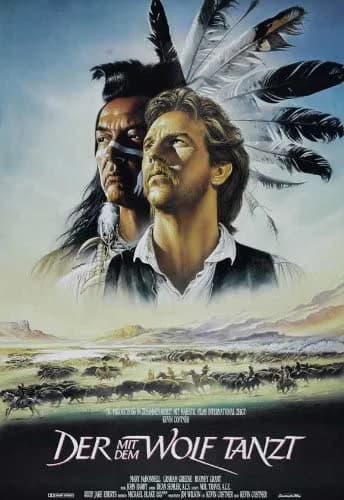 Poster phim Khiêu Vũ Với Bầy Sói (1990)