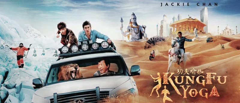 Backdrop phim Kung Fu Yoga