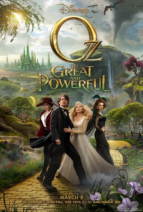 Poster phim Lạc Vào Xứ Oz Vĩ Đại & Quyền Năng (2013)