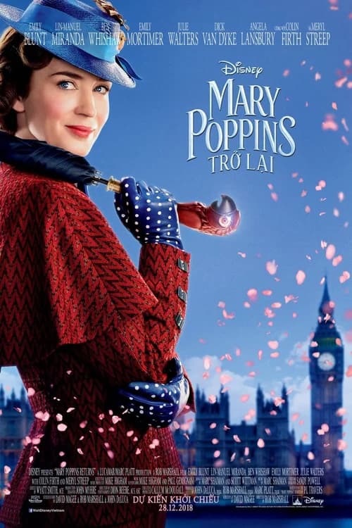 Poster phim Mary Poppins Trở Lại (2018)