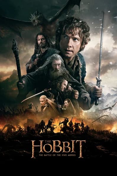 Poster phim Người Hobbit 3: Đại chiến 5 cánh quân (2014)