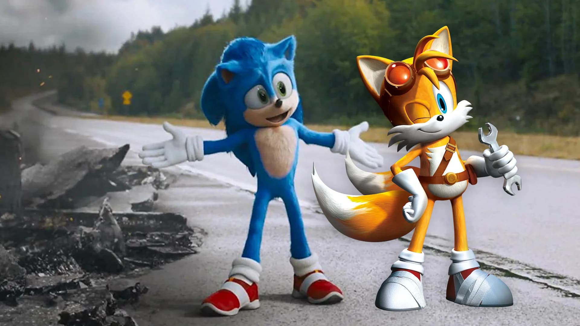 Backdrop phim Nhím Sonic