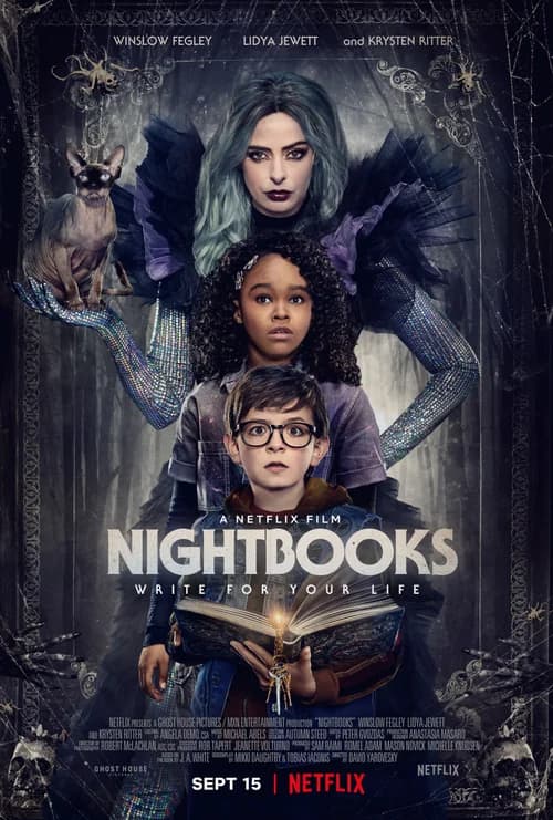 Poster phim Nightbooks: Chuyện kinh dị đêm nay (2021)
