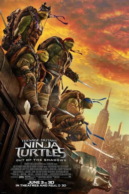 Poster phim Ninja Rùa 2: Đập Tan Bóng Tối (2016)