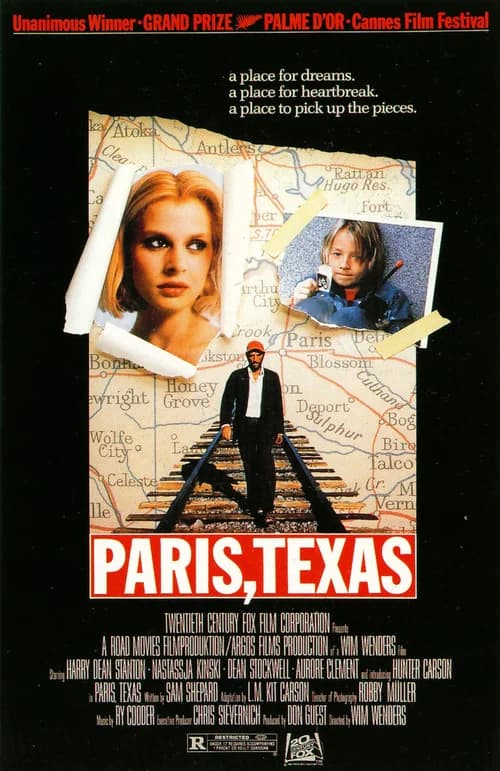 Poster phim Paris và Texas (1984)
