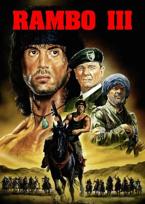 Poster phim Rambo 3: Gác Kiếm Không Thành (1988)
