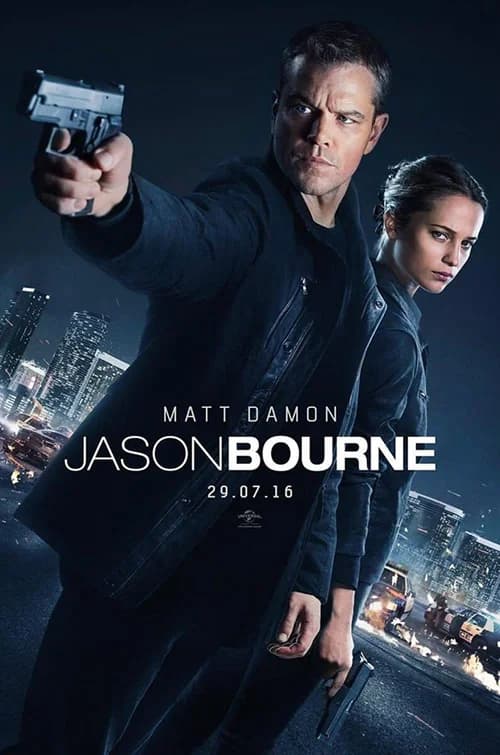 Poster phim Siêu điệp viên Jason Bourne (2016)