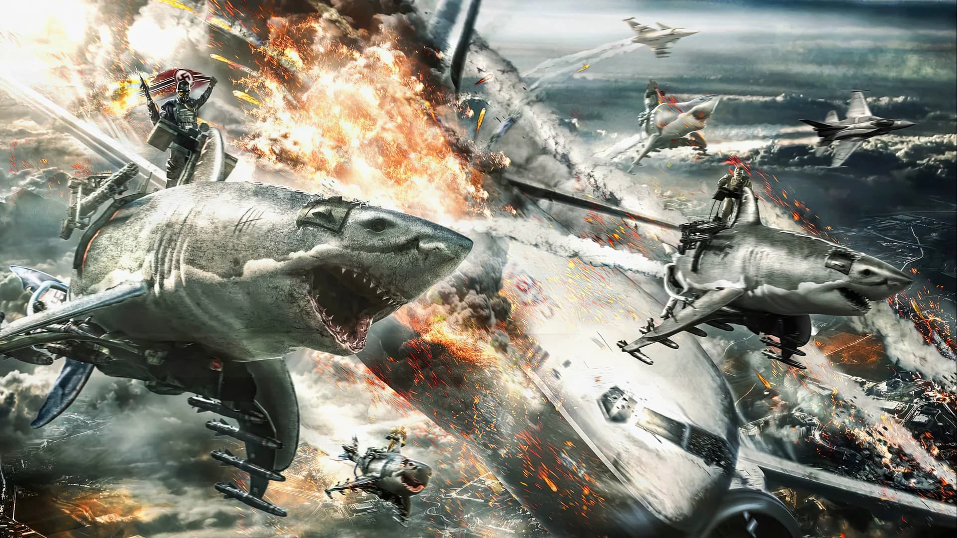 Backdrop phim Sky Sharks