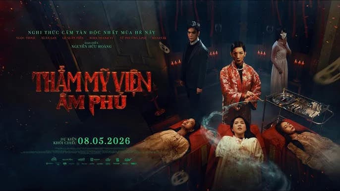 Backdrop phim Thẩm Mỹ Viện Âm Phủ