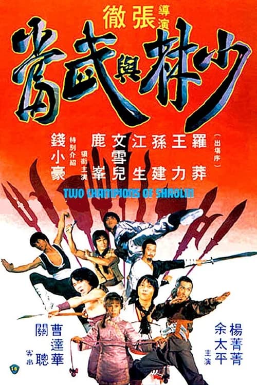 Poster phim Thiếu Lâm Và Võ Đang (1980)