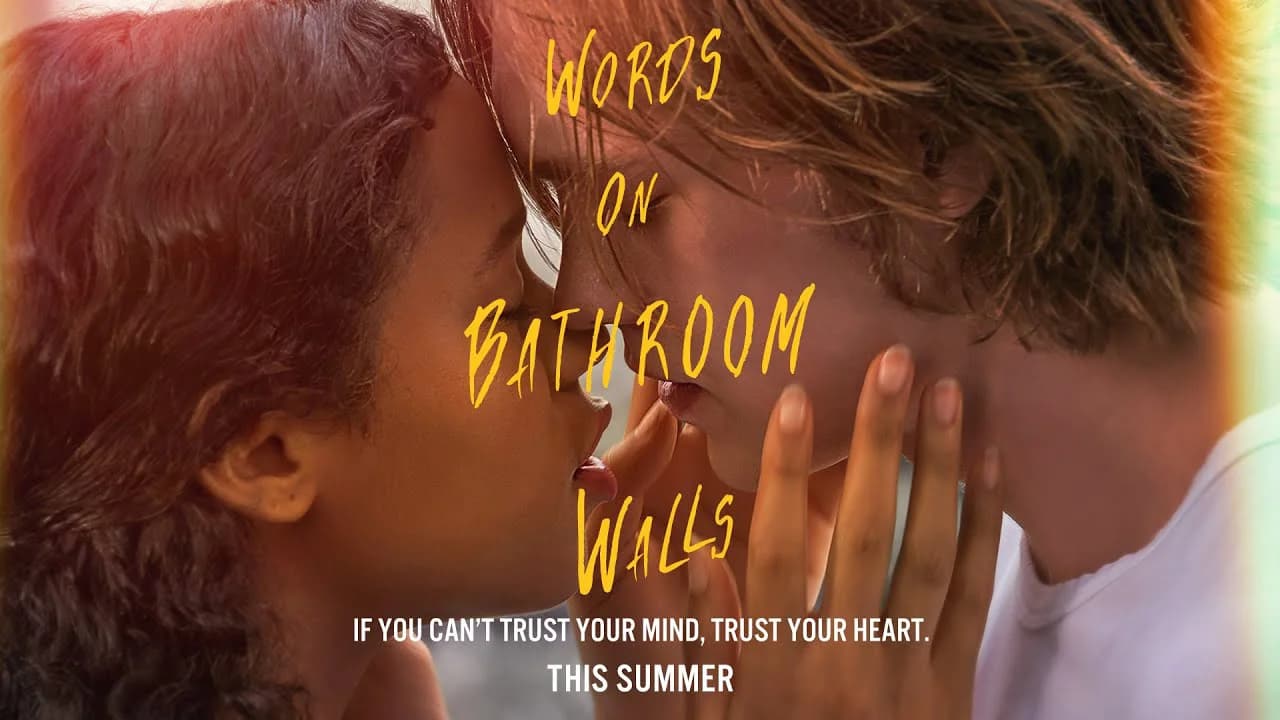 Backdrop phim Words on Bathroom Walls