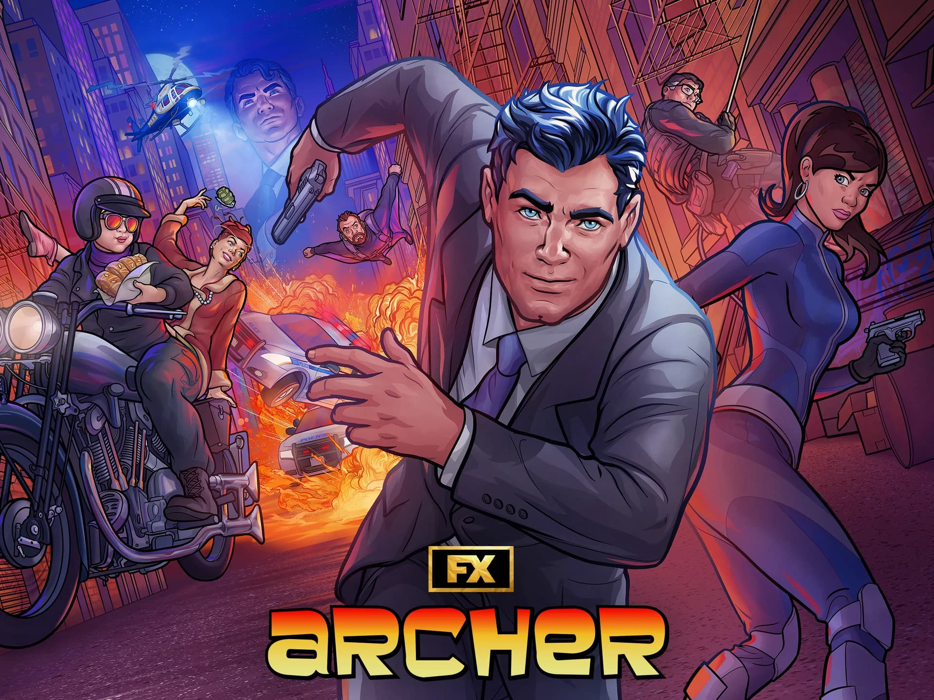 Backdrop phim Archer (Phần 13)