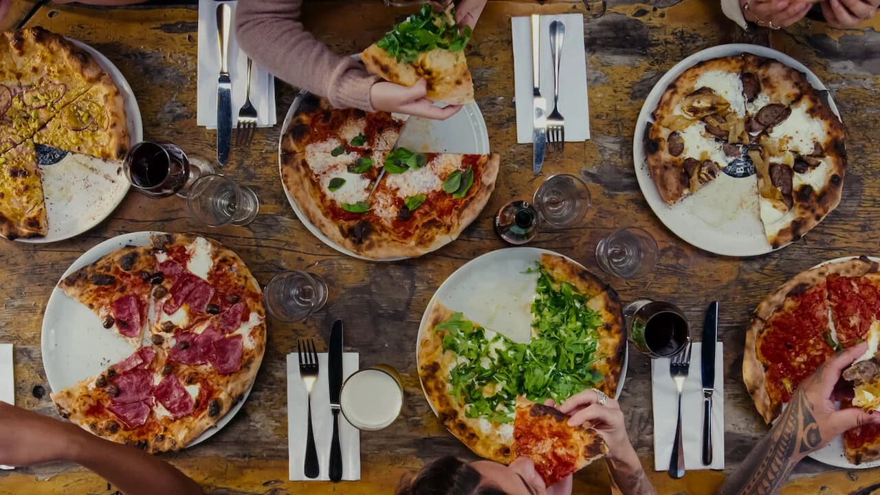 Backdrop phim Bàn của bếp trưởng: Pizza