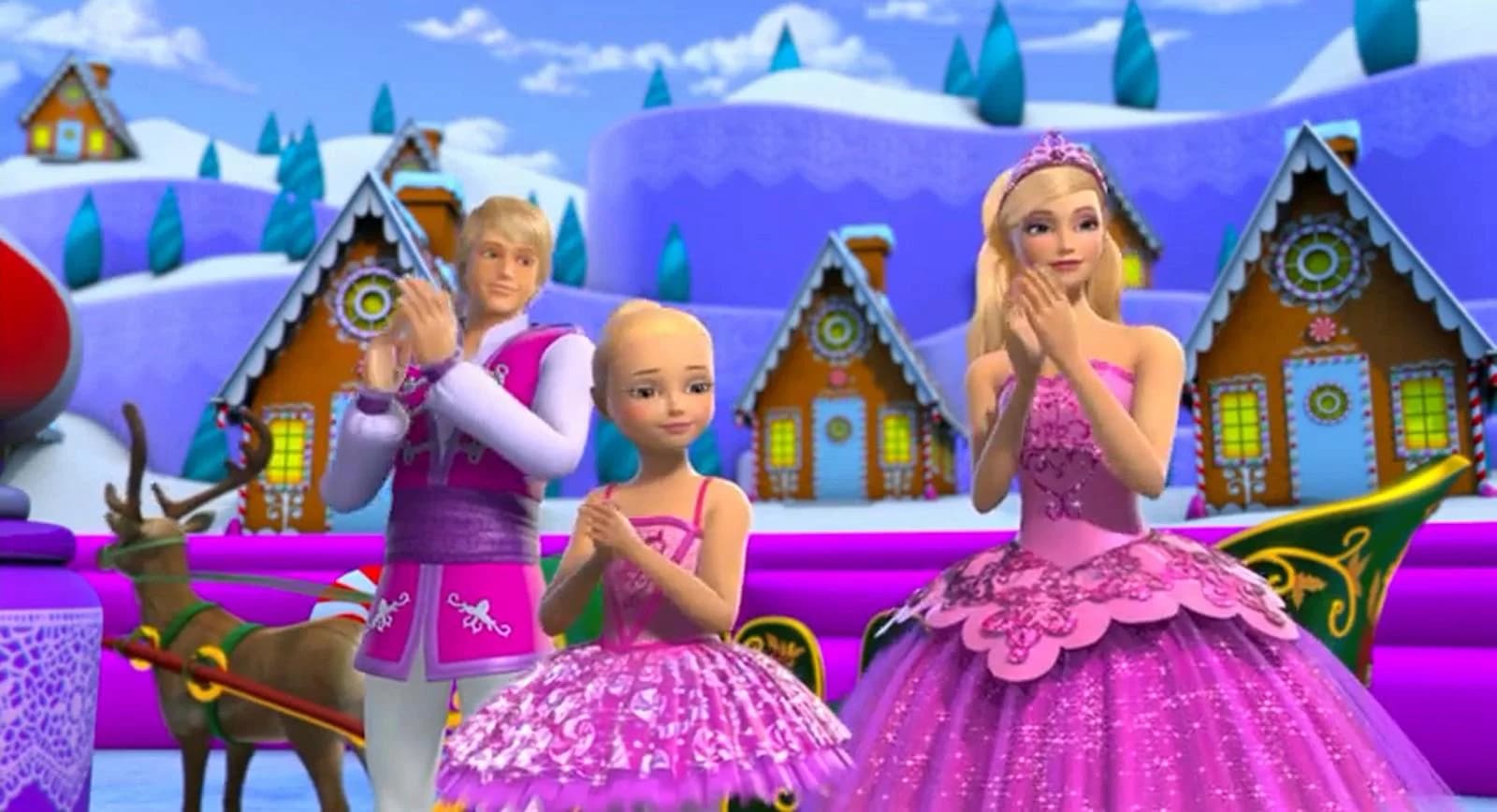 Backdrop phim Barbie in the Pink Shoes