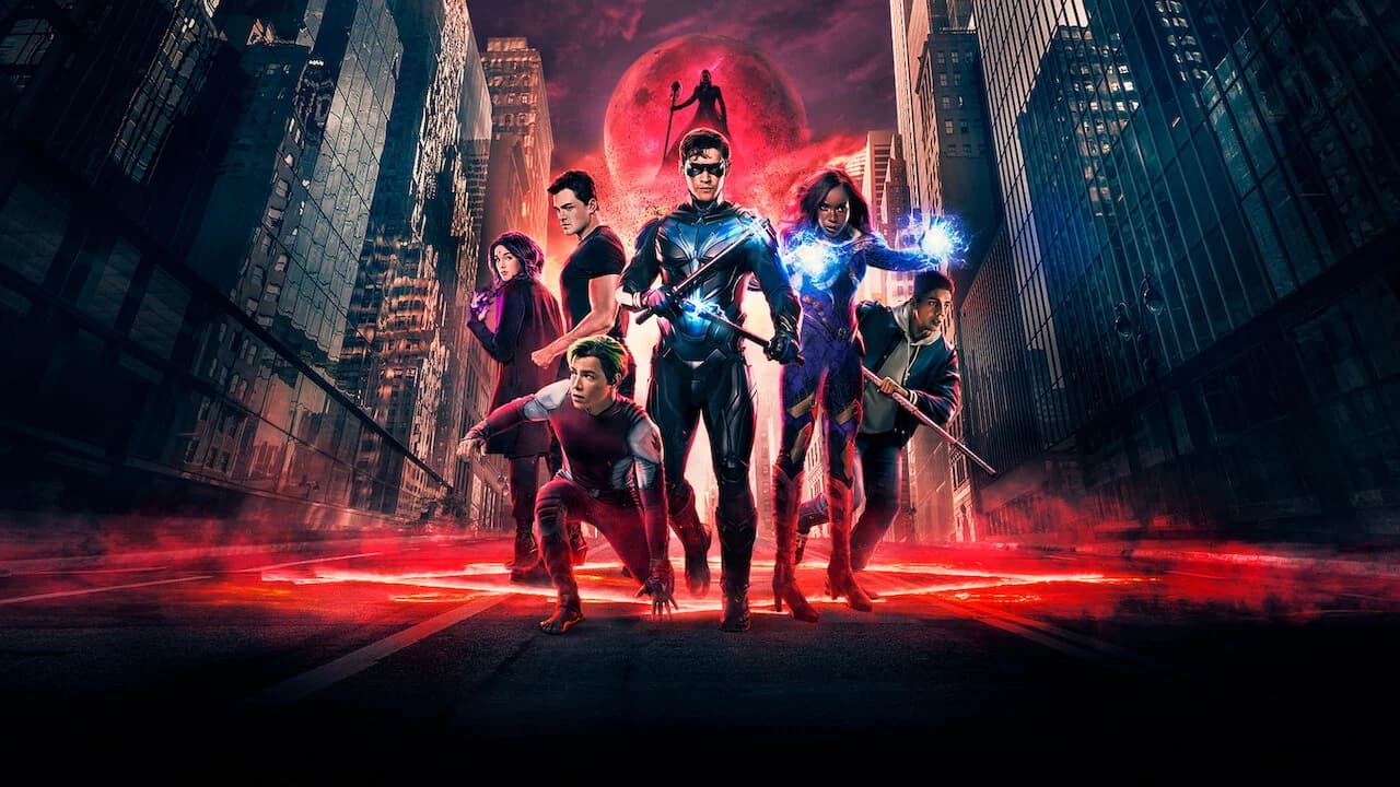Backdrop phim Biệt đội Titans (Phần 4)