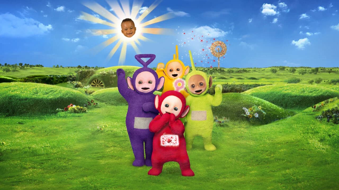 Backdrop phim Các em bé rối Teletubbies