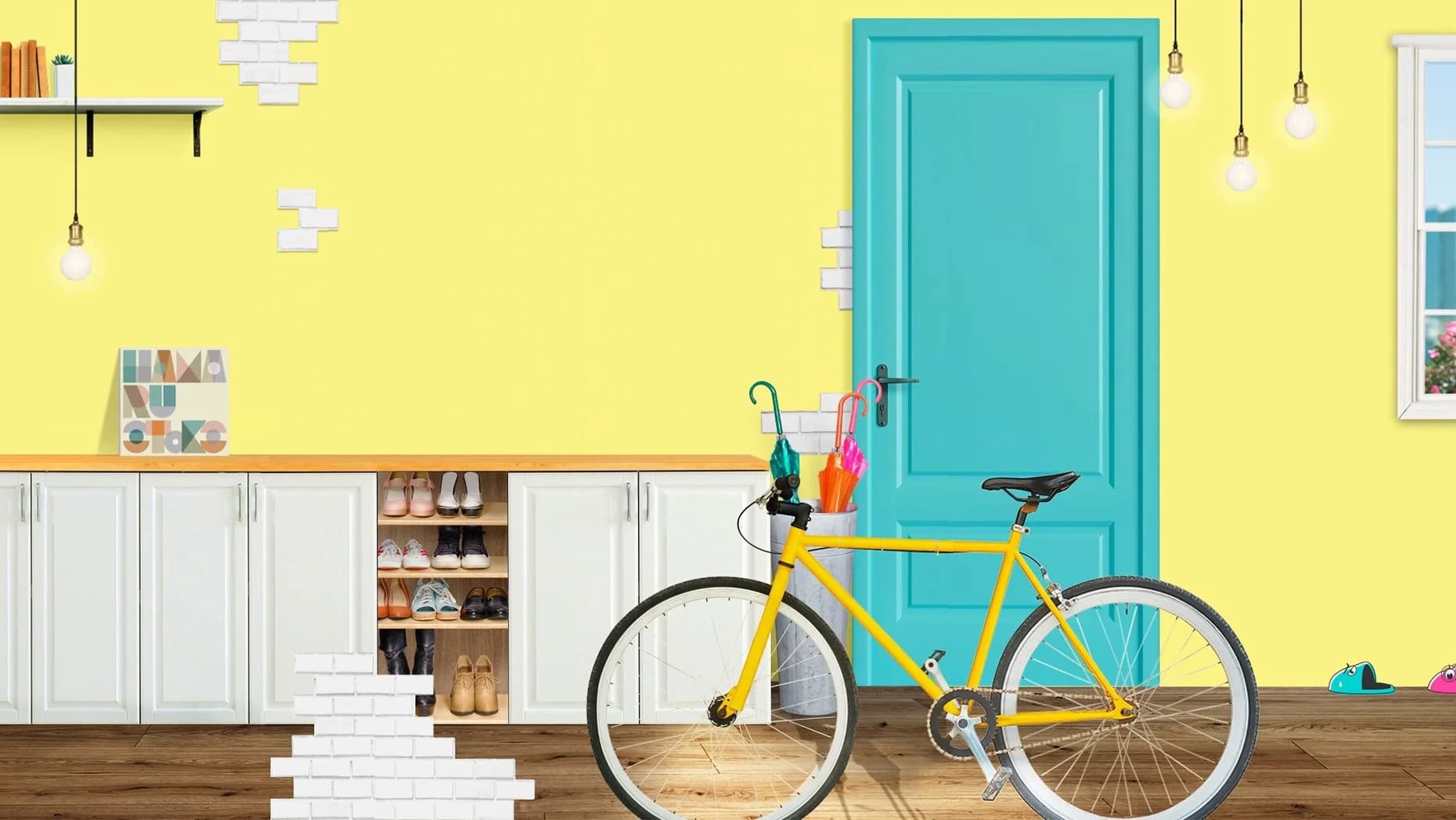 Backdrop phim Cô Gái Muốn Đá Anh Chàng Cô ấy Mê