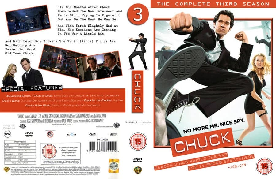 Backdrop phim Điệp Viên Chuck Phần 3