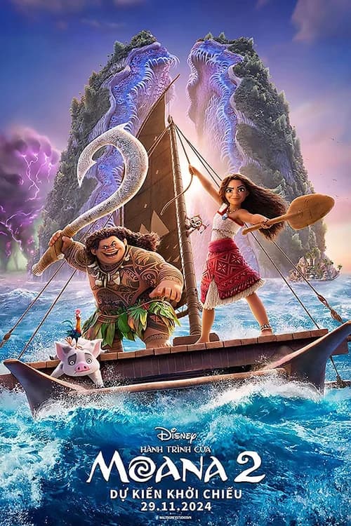 Poster phim Hành Trình Của Moana 2 (2024)