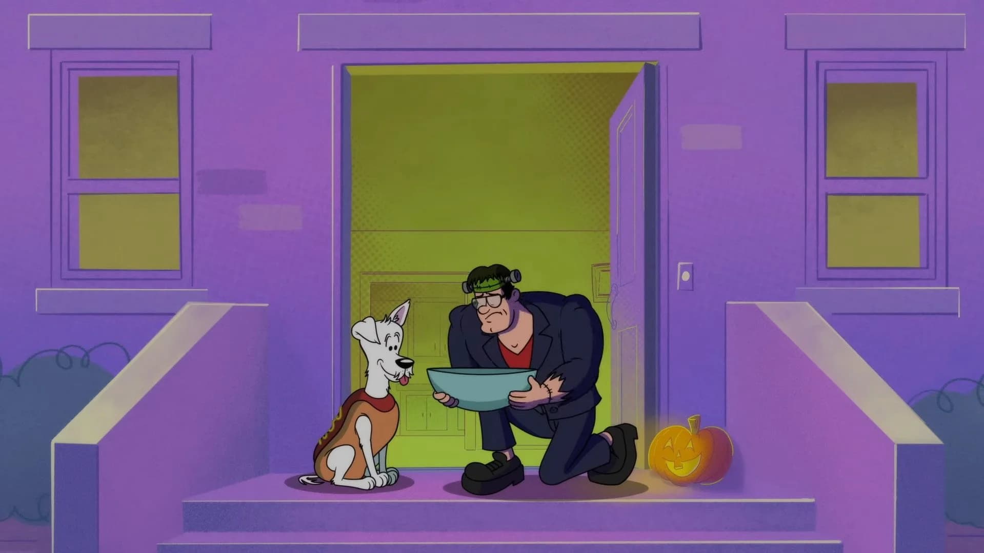 Backdrop phim Krypto Saves the Day!: Halloween Havoc