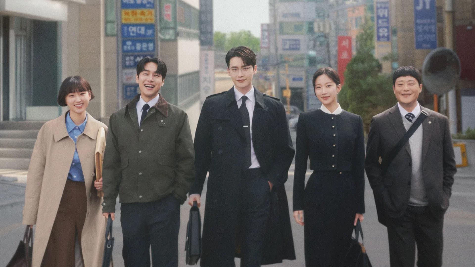 Backdrop phim Luật Sư Phường Seocho