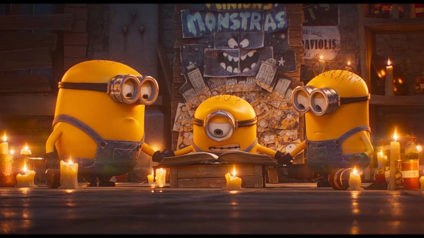 Backdrop phim Minions & Quái Vật