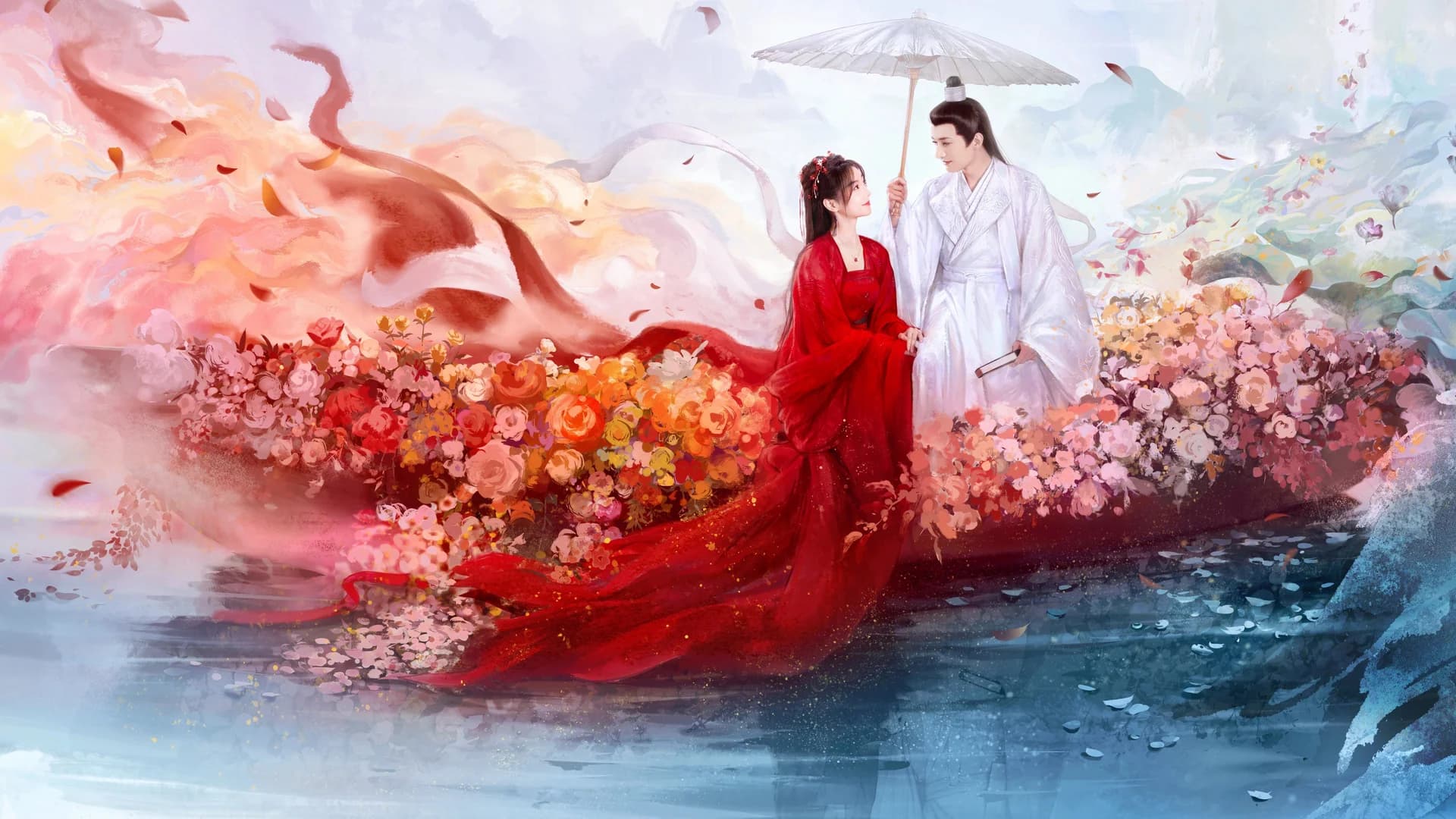 Backdrop phim Mùa Hoa Rơi Gặp Lại Chàng