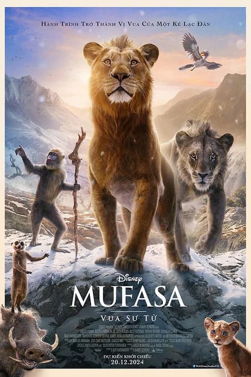 Poster phim Mufasa: Vua Sư Tử (2024)