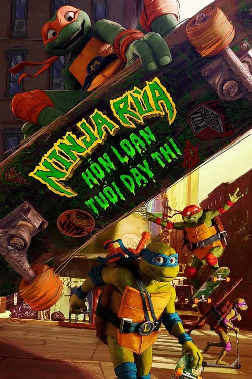 Poster phim Ninja Rùa: Hỗn Loạn Tuổi Dậy Thì (2023)