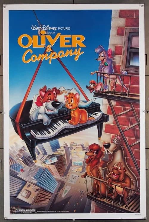 Poster phim Oliver Và Những Người Bạn (1988)