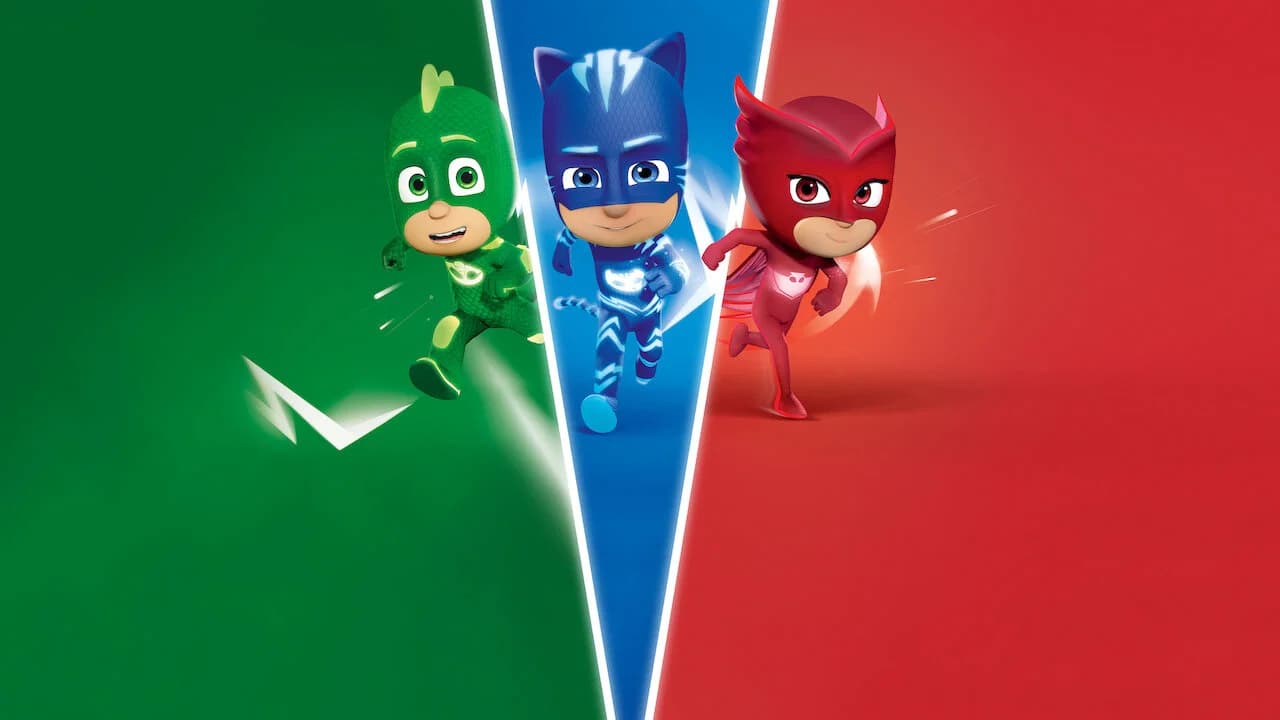 Backdrop phim PJ Masks: Anh hùng mặc đồ ngủ
