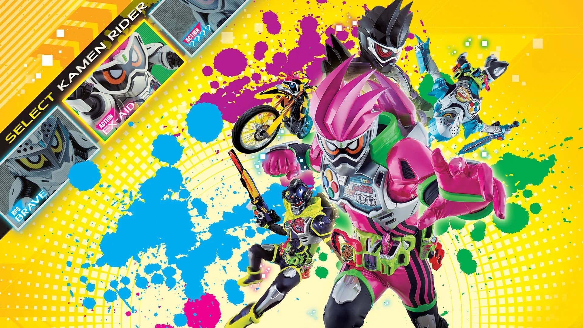 Backdrop phim Siêu Nhân Ex-Aid