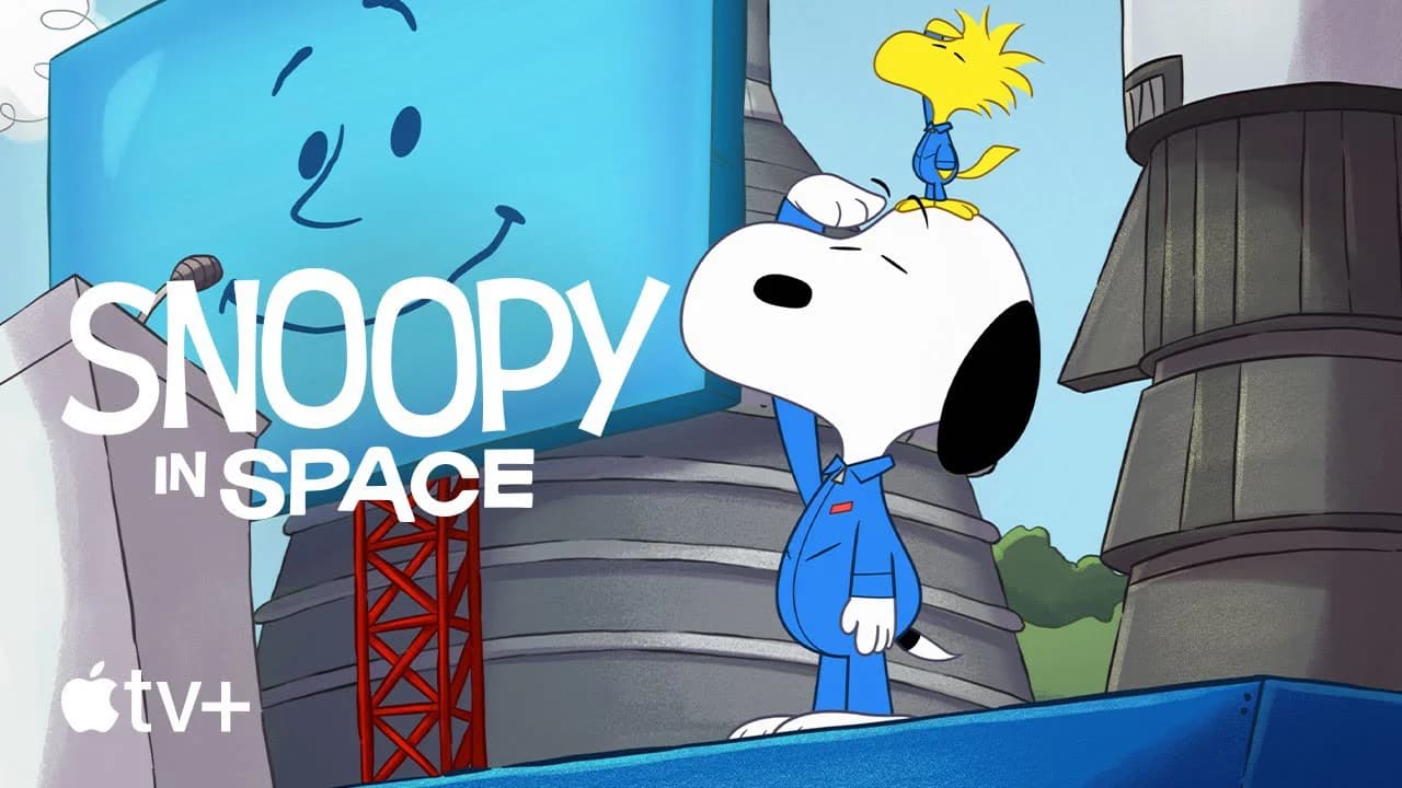 Backdrop phim Snoopy Trong Không Gian (Phần 1)