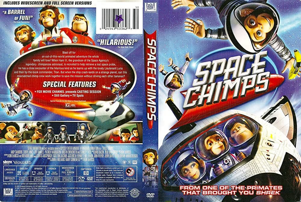 Backdrop phim Space Chimps