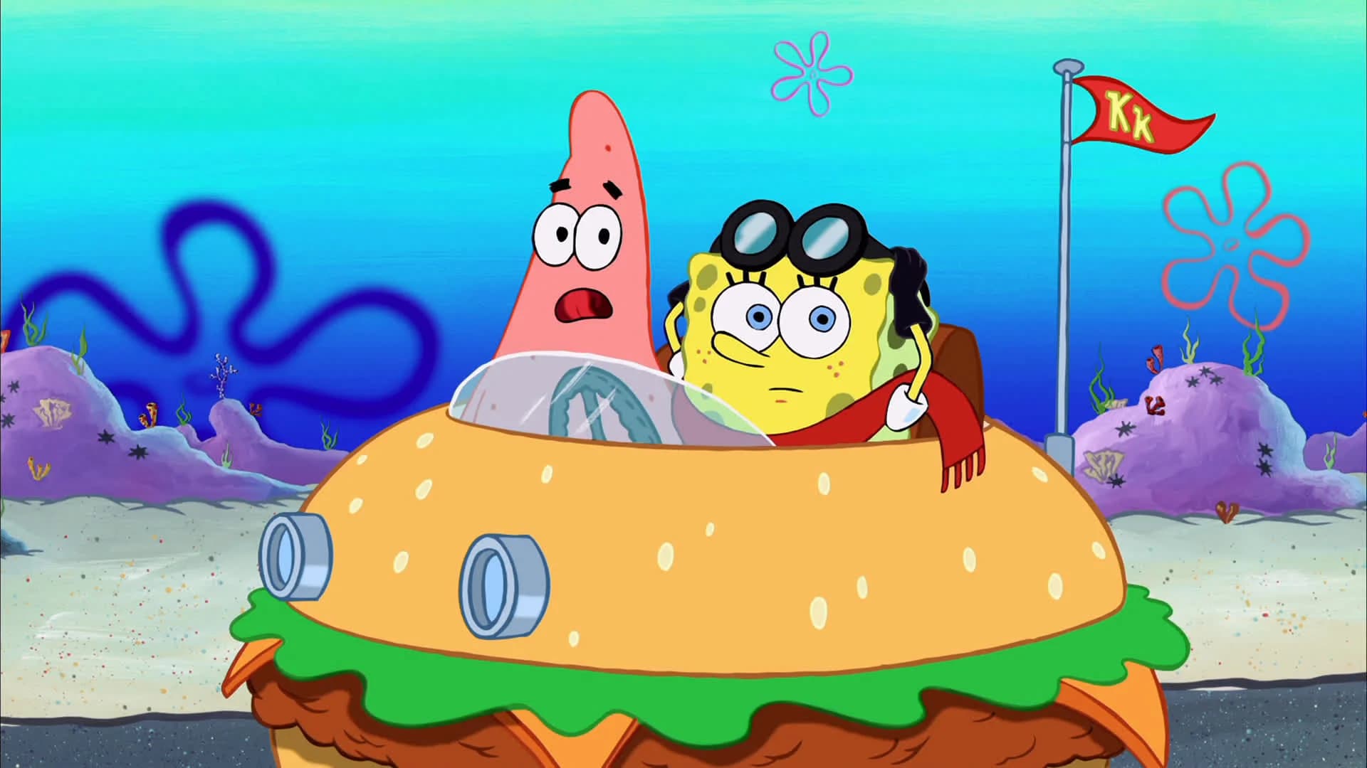 Backdrop phim SpongeBob: Bọt Biển Quần Vuông
