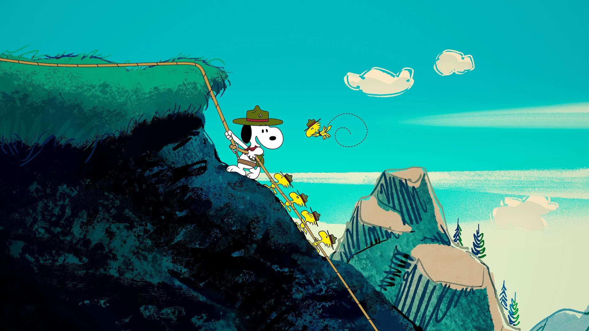 Backdrop phim Trại Snoopy