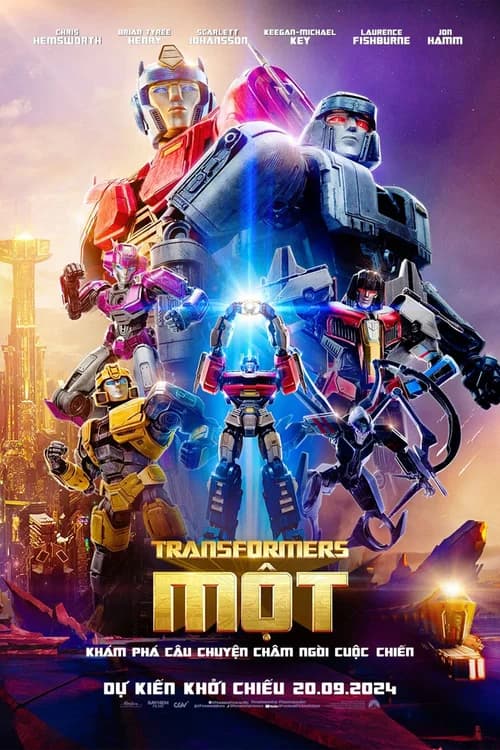 Poster phim Transformers Một (2024)