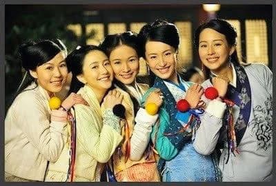 Backdrop phim Viện Dệt Hoàng Cung