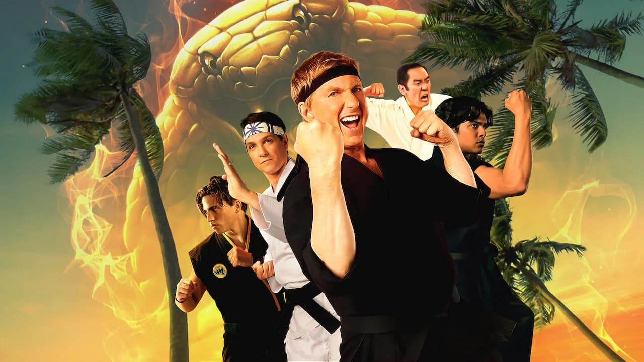 Backdrop phim Võ đường Cobra Kai (Phần 4)